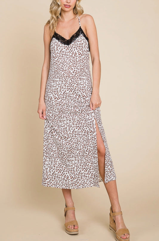 Leopard Slip Dress