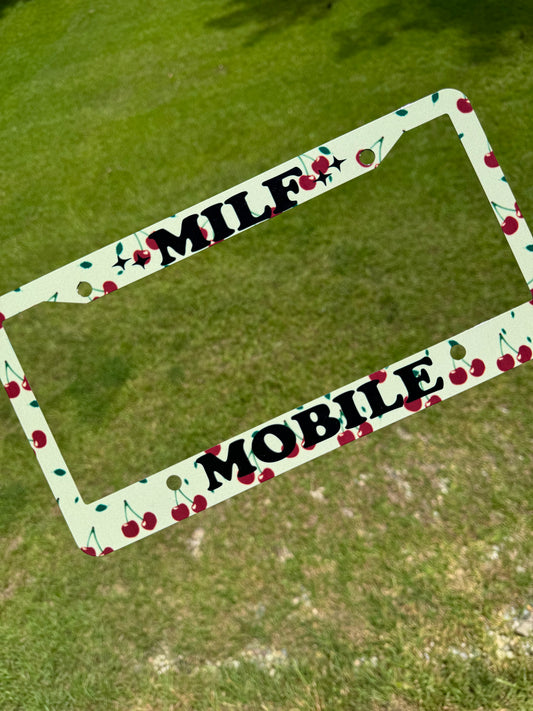 License Plate Frame - MILF Mobile