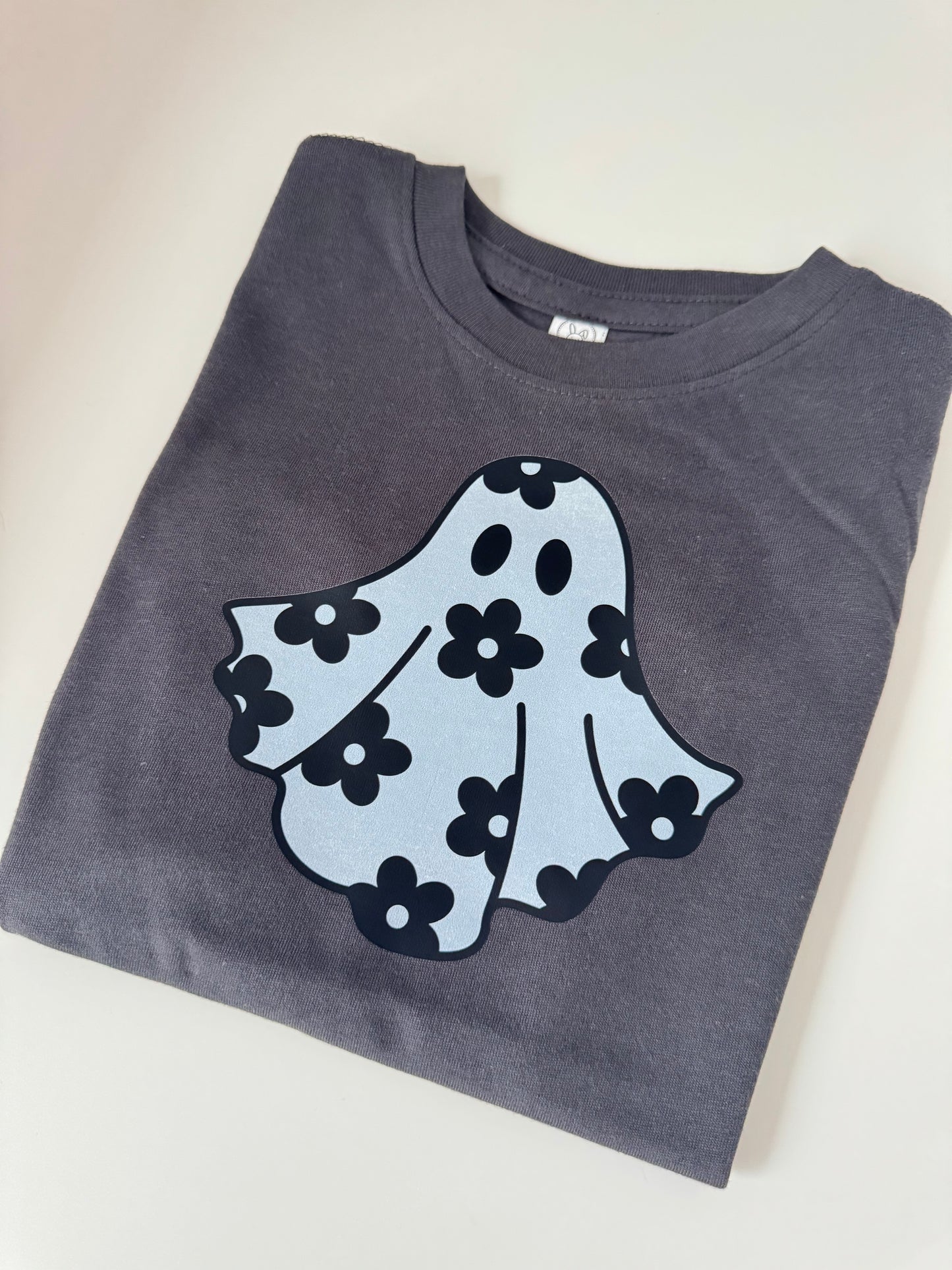 Toddler Floral Ghost Tee